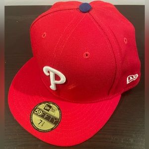 New Era Phillies Fitted Baseball Cap